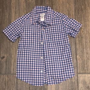 Carter’s pink and blue shirt sleeve button down